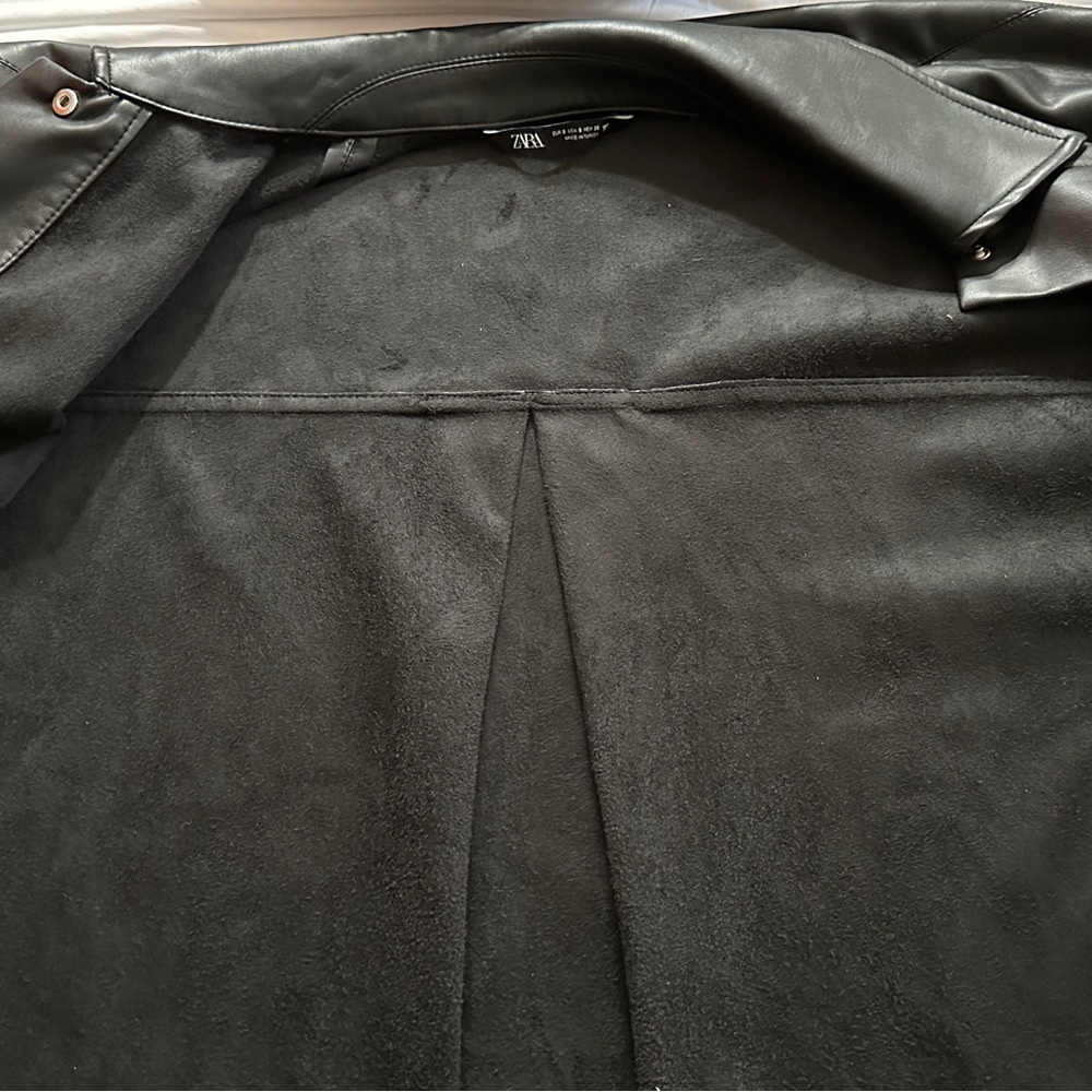 ZARA women Faux leather jacket S - Picture 6 of 9